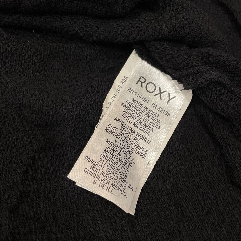 Roxy Black Strappy Swim Coverup Tank - Picture 2 of 8